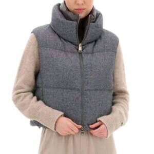 NEW HERNO ultralight sleeveless jacket in grey